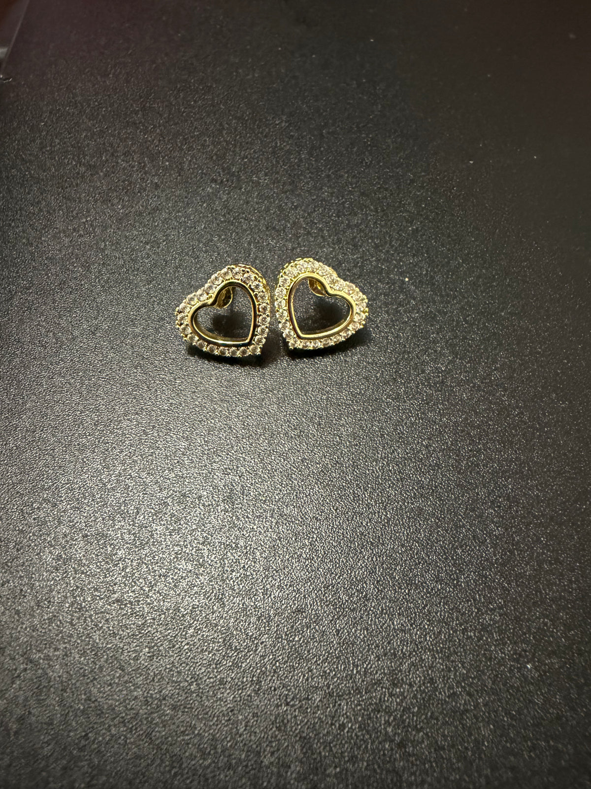 Golden Heart Elegance Earrings