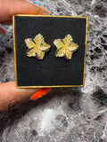 Gold Flower Earring