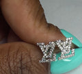 LV Silver Stud