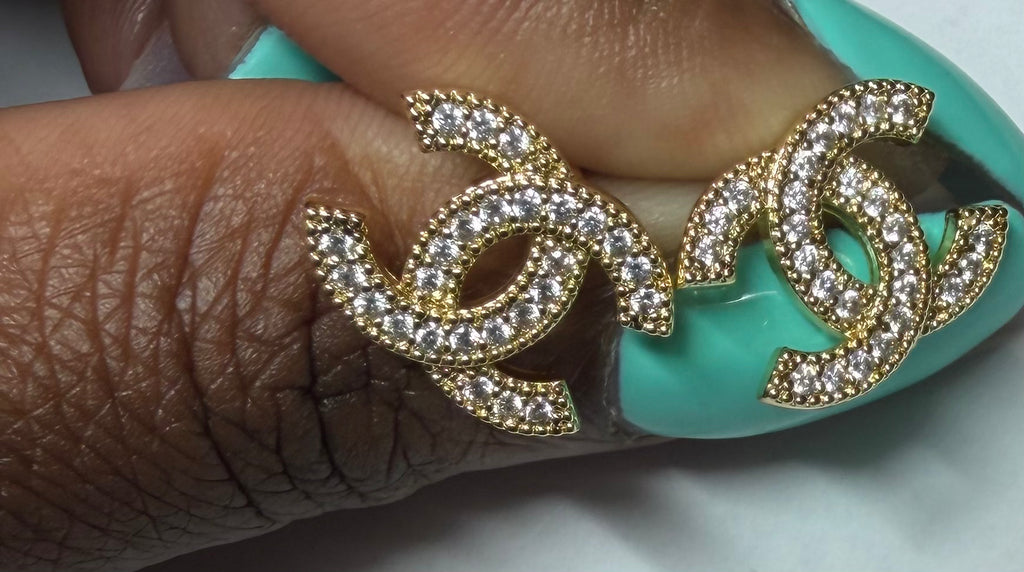 Med. Double “C” studs
