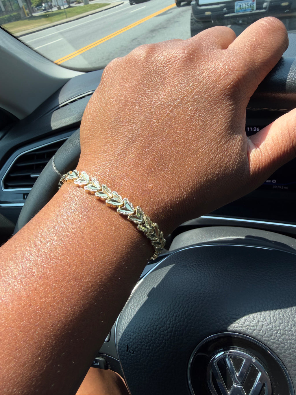 Golden Leaf Bracelet