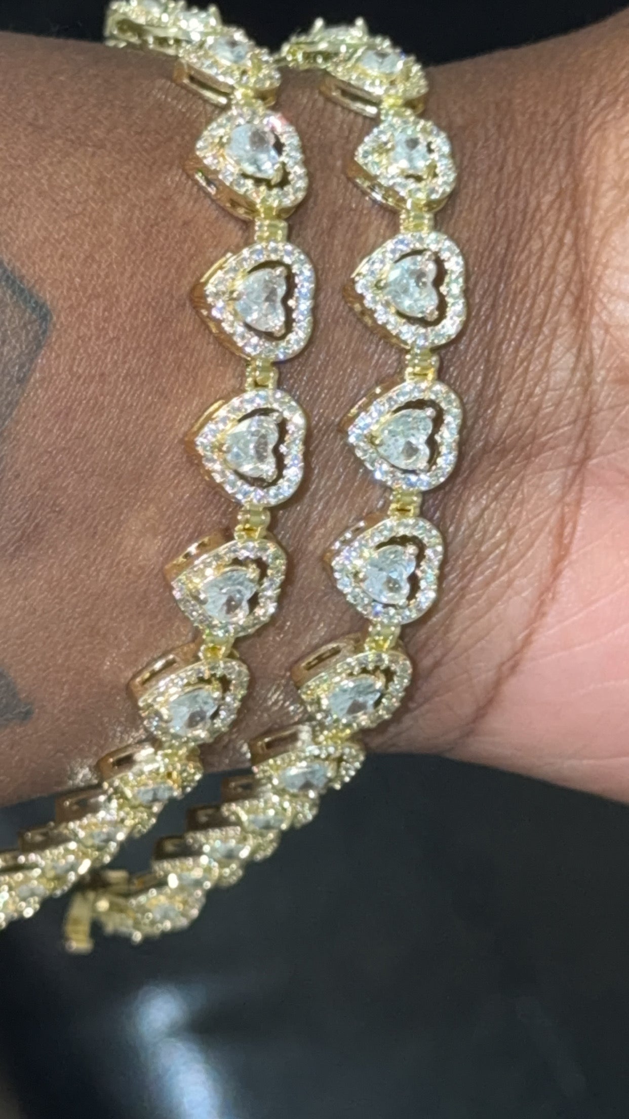 Double Heart Bracelet